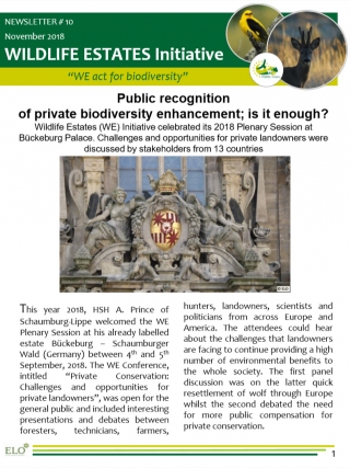 Wildlife Estates Newsletter Nr10