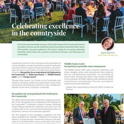 Celebrating excellence in the countryside